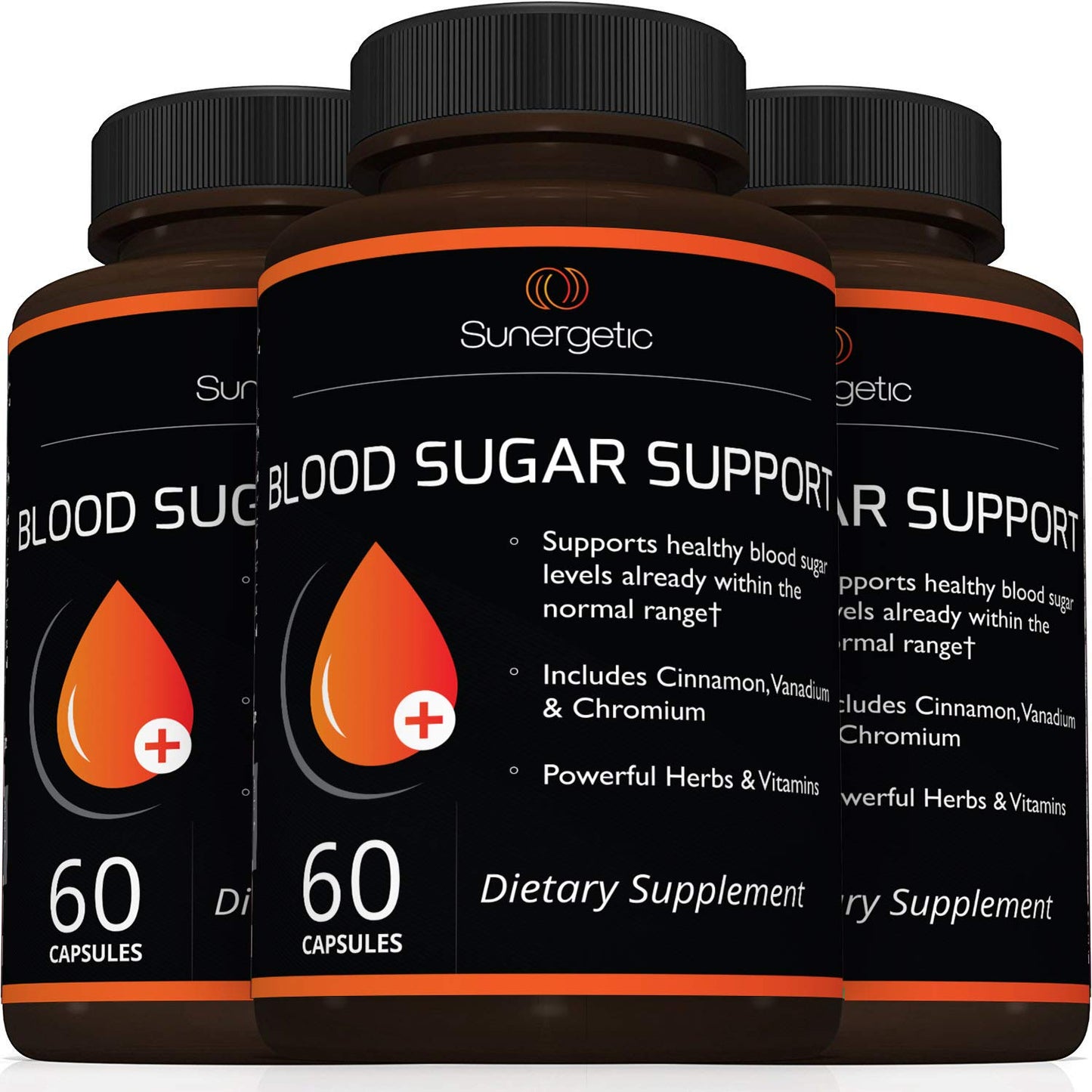 Premium Blood Sugar Support – Cinnamon, ALA, Chromium – 60 Capsules