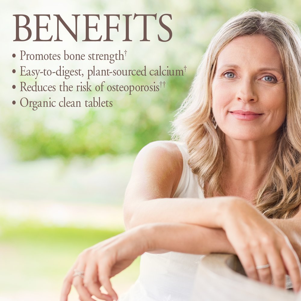 Garden of Life Organics Plant Calcium – Whole Food Calcium with D3, K2 & Magnesium (60-Day Supply)