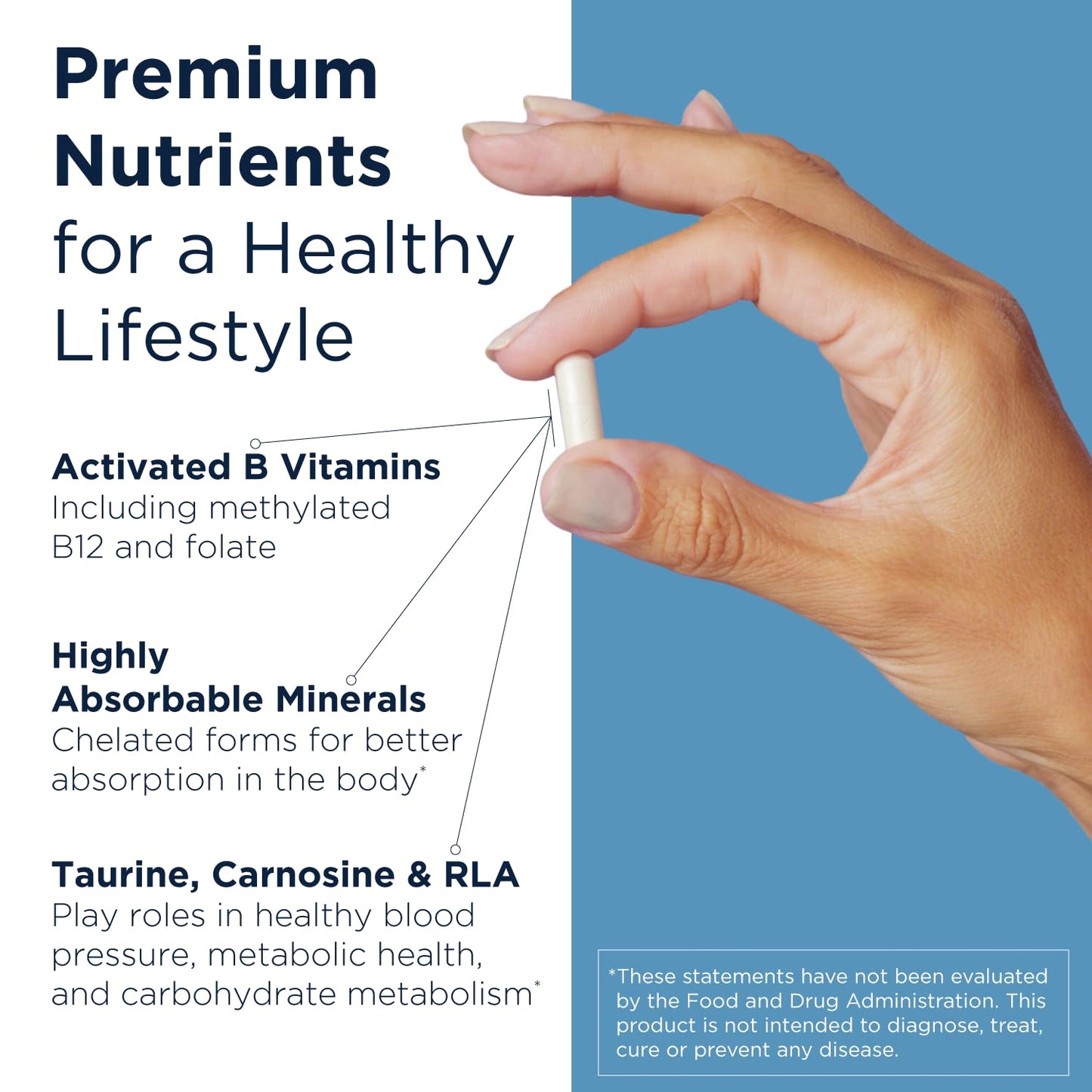 Designs for Health Metabolic Synergy - Multivitamin and Mineral Supplement with Chromium, Zinc, Selenium, R-Lipoic Acid, Vitamins + More (360 Capsules)
