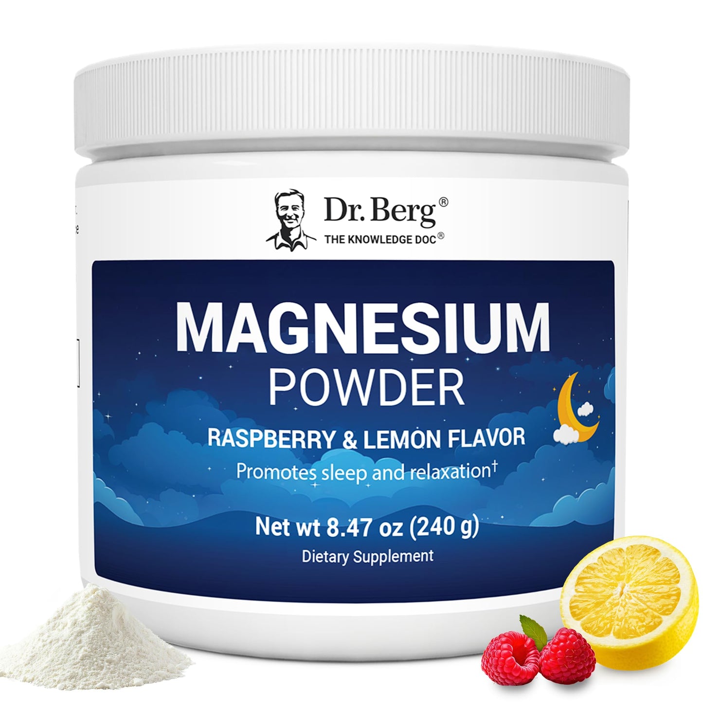Dr. Berg Magnesium Glycinate Powder – Sleep & Stress Support 50ct