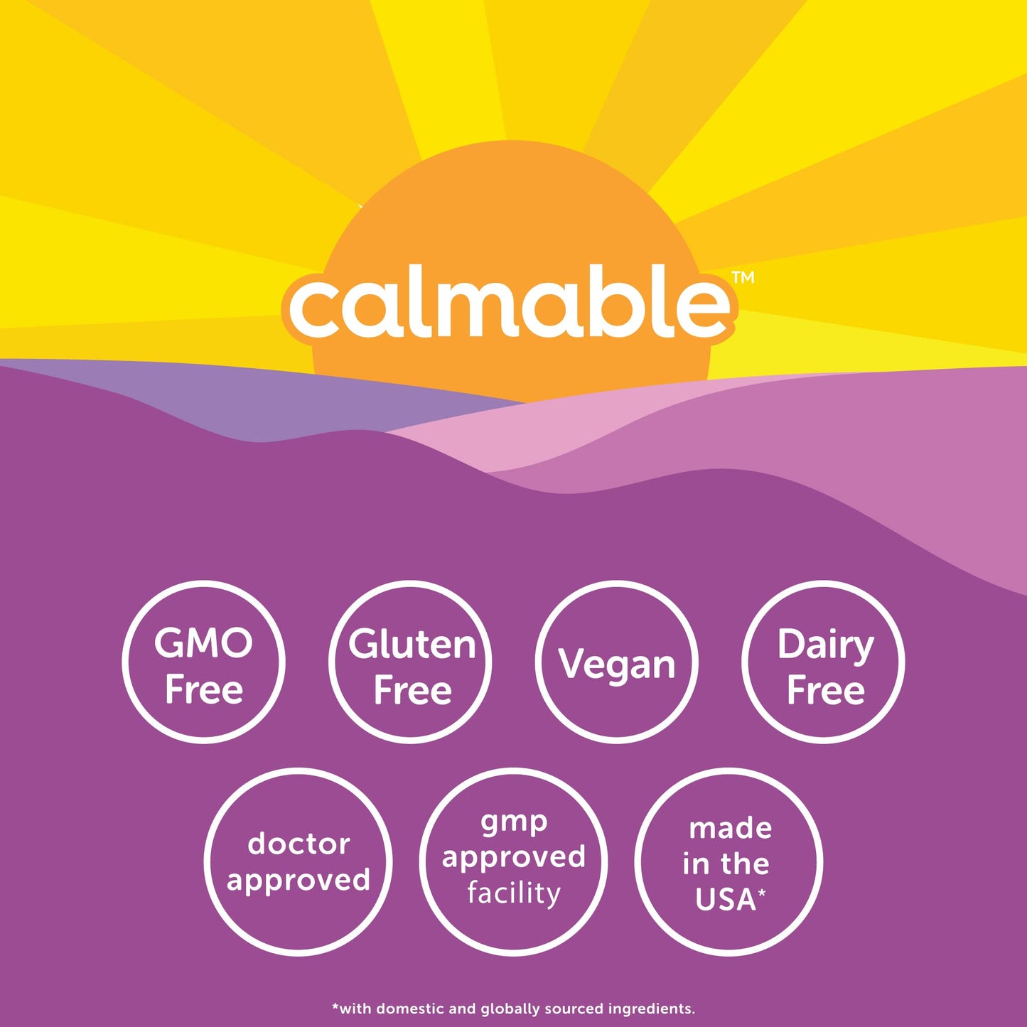Calmable Stress Relief for Women – GABA, 5-HTP & Ashwagandha