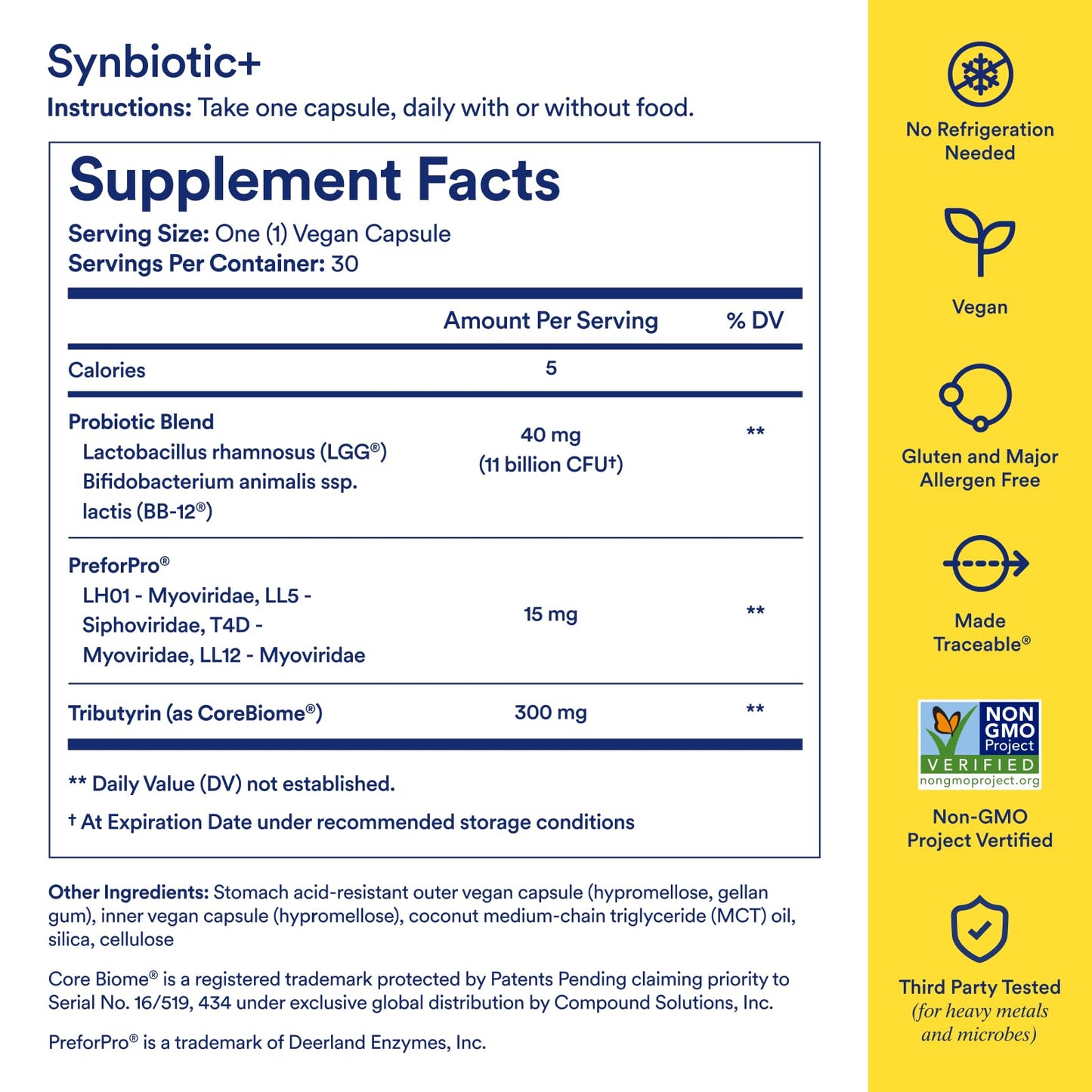 Ritual Synbiotic+ 3-in-1 – Probiotic, Prebiotic & Postbiotic Support
