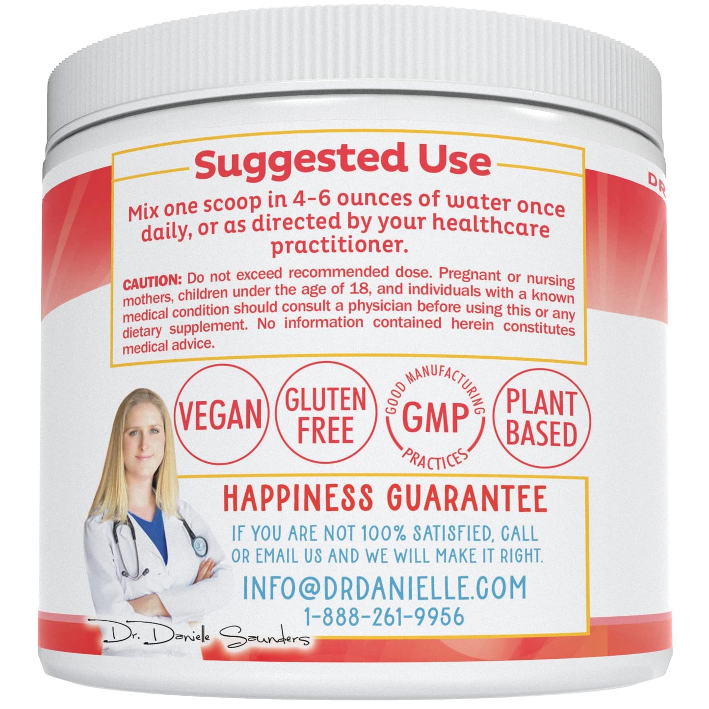 Dr. Danielle Gut Assist – Leaky Gut Repair & Digestive Support – Berry (69 characters)