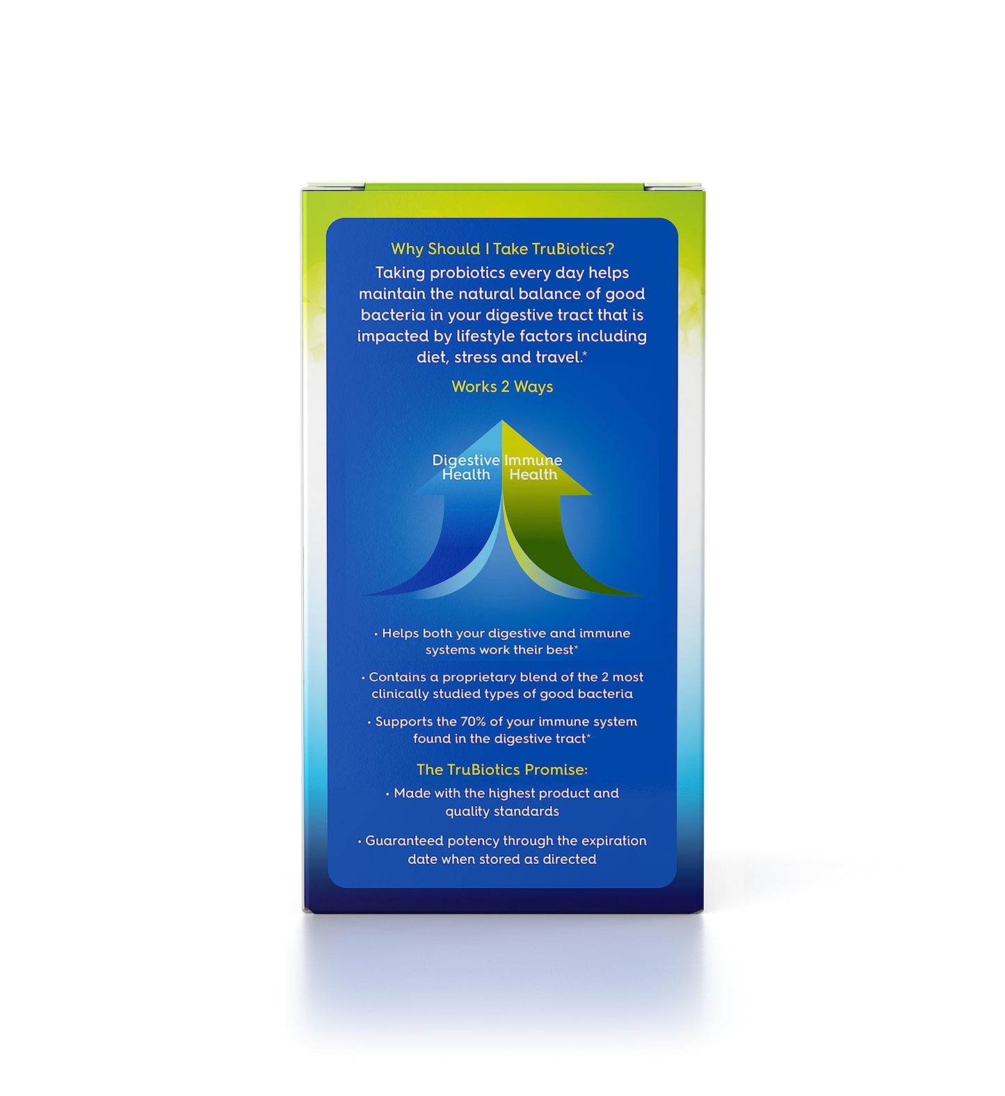 TruBiotics Probiotics – Digestive, Immune, Gas & Bloat Relief Support