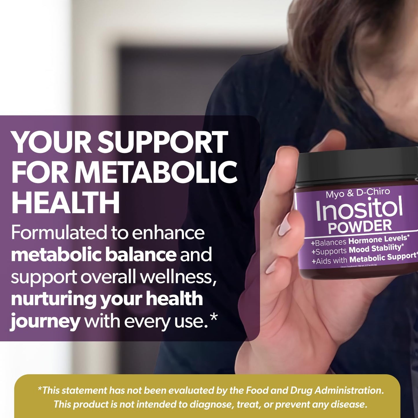 Intimate Rose Inositol Supplement for Women Powder - Myo-inositol & D-Chiro Inositol - Hormonal Balance & Healthy Ovarian Function Support for Women - Ideal 40:1 Ratio - Made in USA