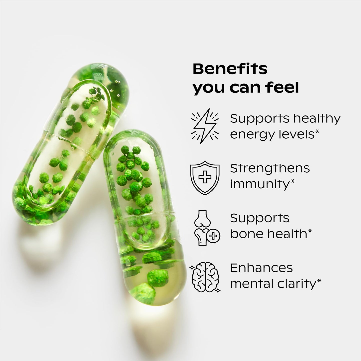 wholier Plant-Based Multivitamin – Vegan Omega-3, B12, D3, K2, Iron Support