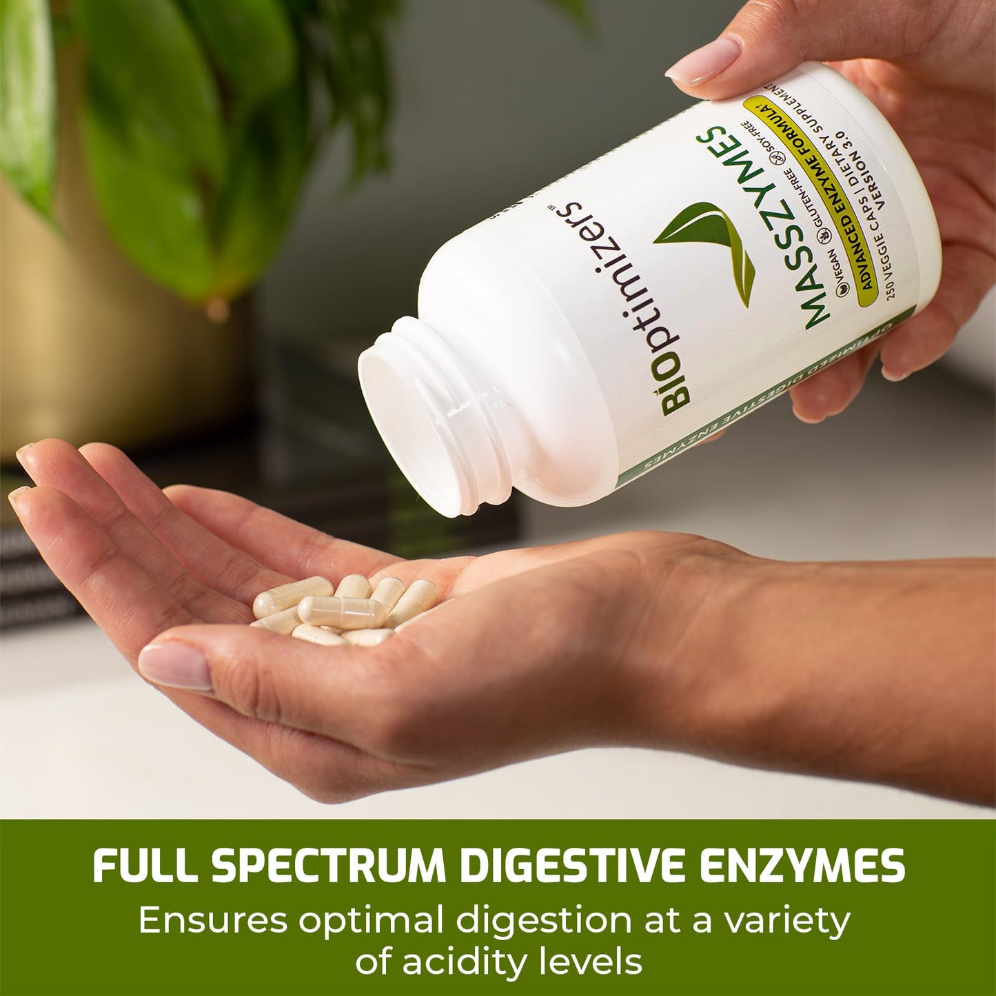 BiOptimizers Magnesium + MassZymes – Sleep, Brain & Digestion Aid