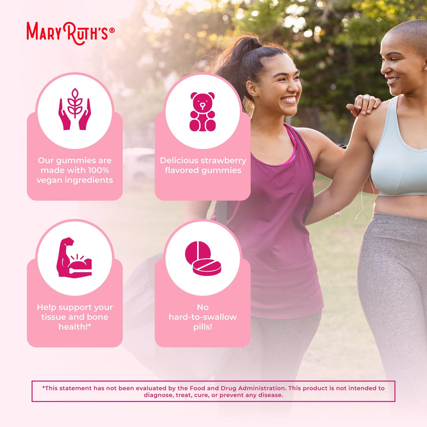 MaryRuth Women’s Multivitamin Gummies – Vegan, Sugar-Free, 60 Ct