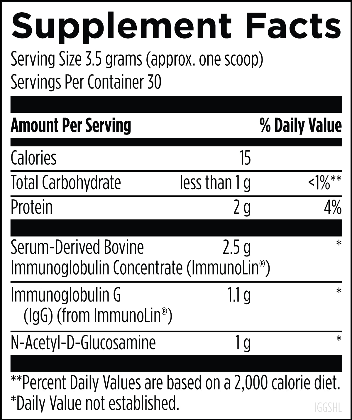 Designs for Health IgGI Shield Powder – Gut & Immune Support – 30 Servings