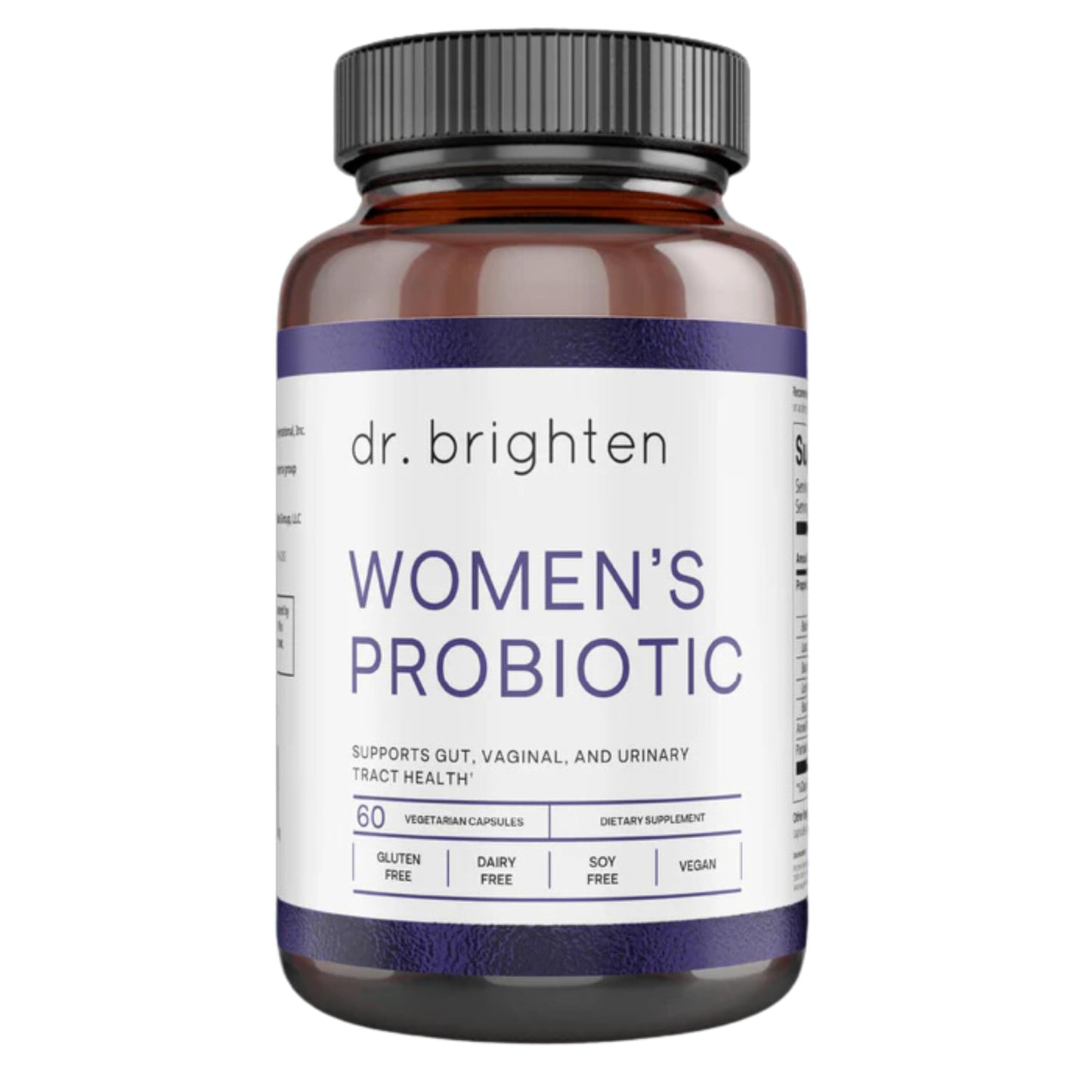 Dr. Brighten Women’s Probiotic - Probiotics, Prebiotics with Antioxidants & Sunfiber for Healthy Hormones, Balanced Female Microbiome, Ovaries and Immune Health - 60 Capsules