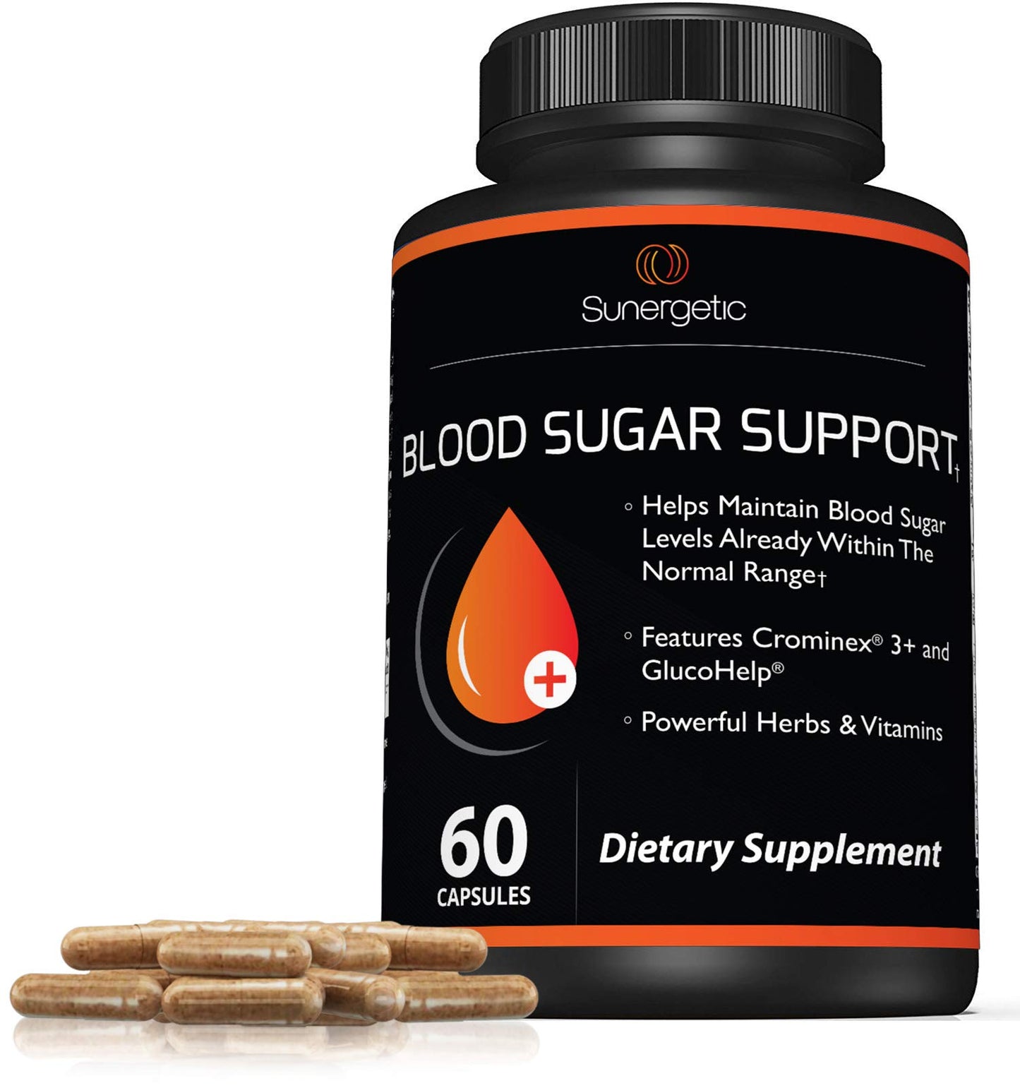 Premium Blood Sugar Support – Cinnamon, ALA, Chromium – 60 Capsules