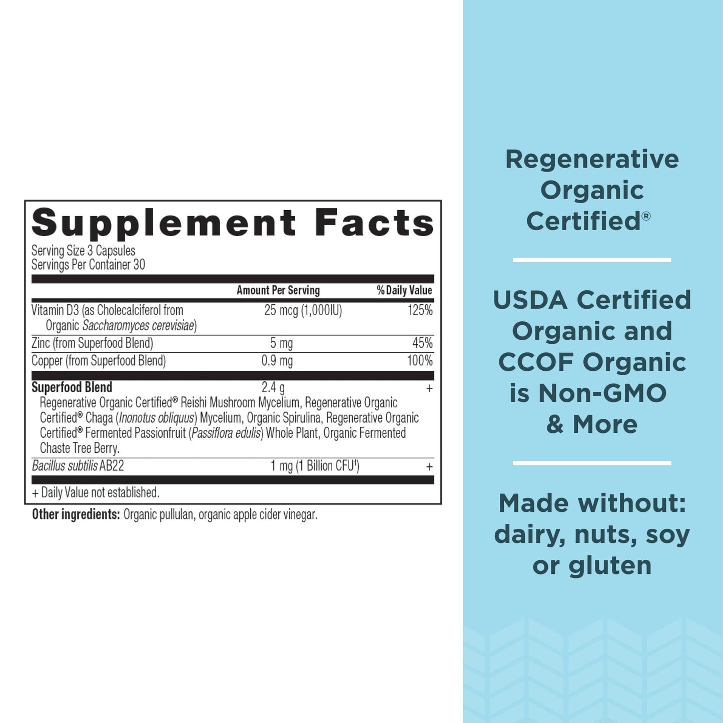 Ancient Nutrition Regenerative Organic Certified Women's Hormones Capsules, Supports Women’s Hormone Health, Healthy Digestion, and Gut Microflora, Gluten Free, Paleo and Keto Friendly, 90 Count