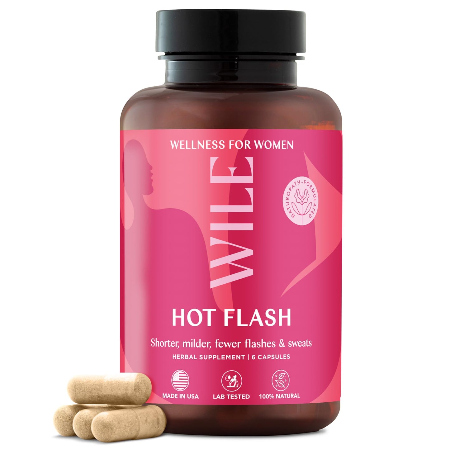 WILE Menopause Support – Hot Flashes, Hormones & Sleep Relief