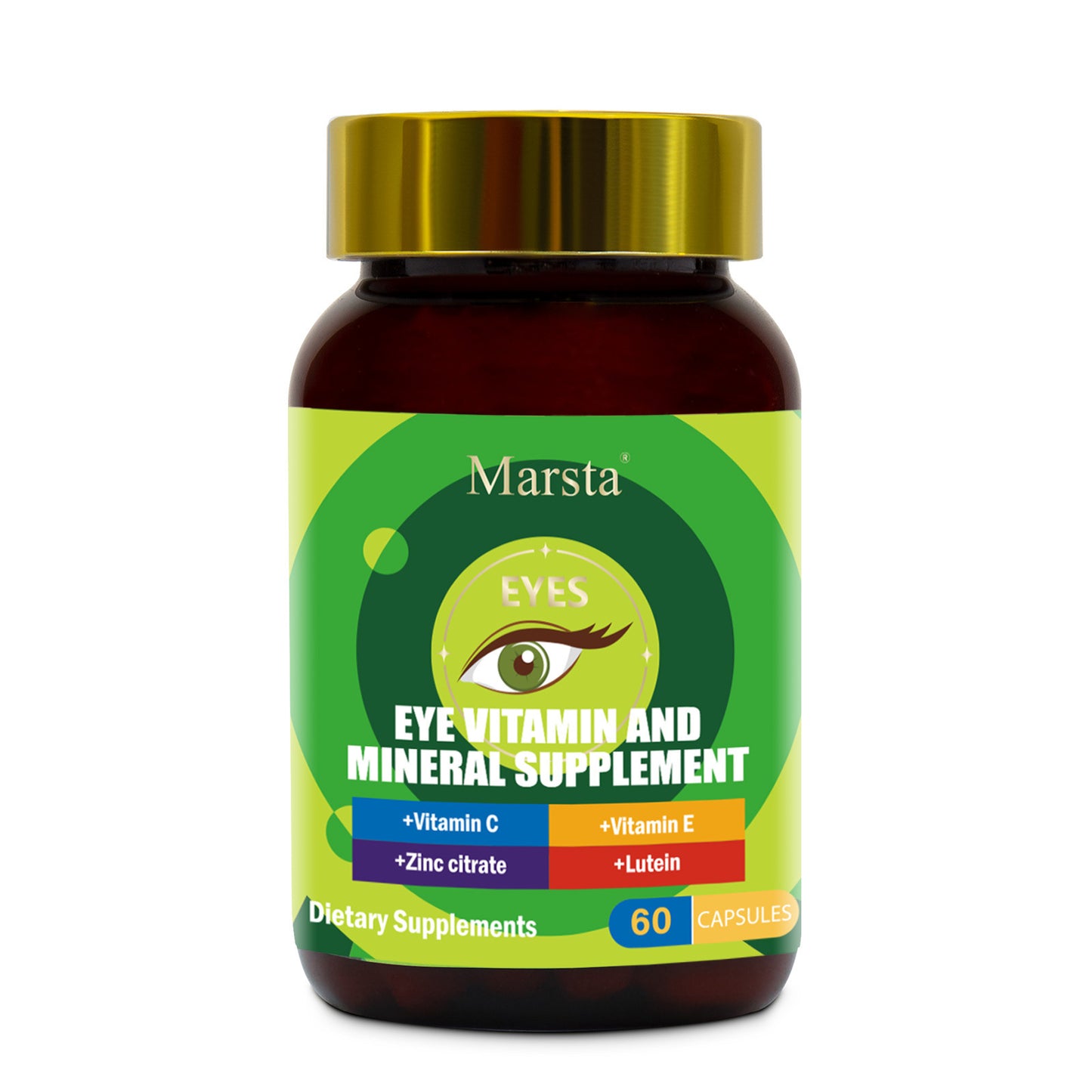 Eye Vitamin & Mineral Supplement
Vegan formula for macular health, screen fatigue & antioxidant eye support.