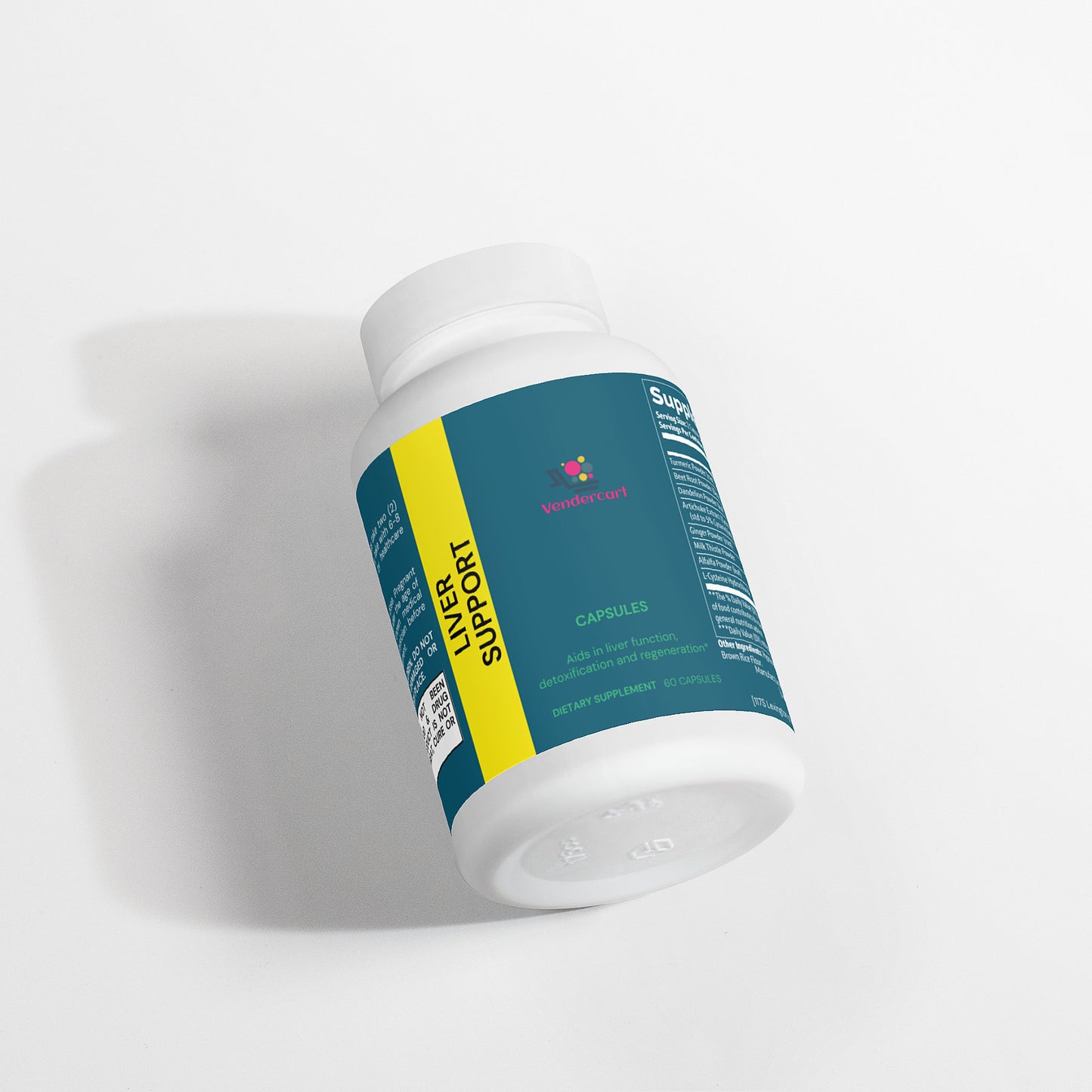 Premium Liver Support
Vegan formula with milk thistle & turmeric for daily liver detox & health.