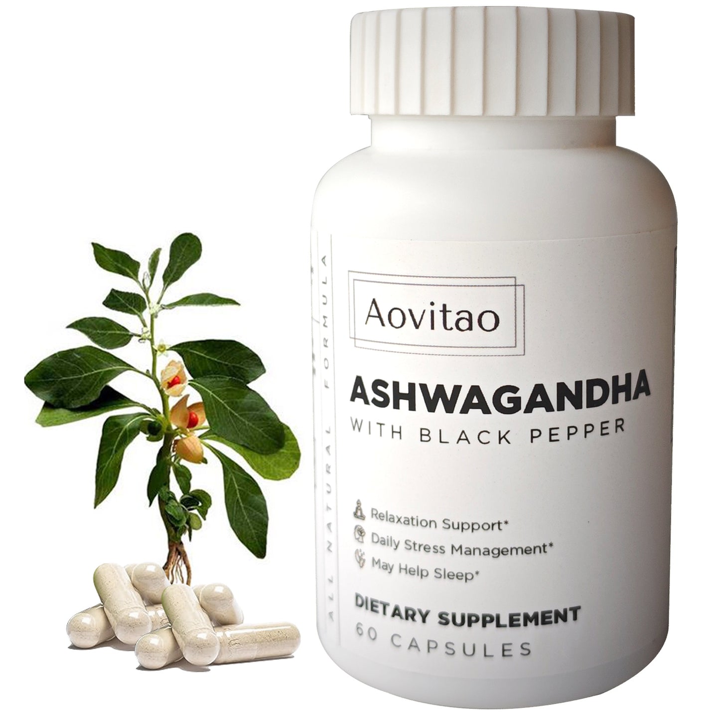 Ashwagandha Capsules – Organic Stress, Mood & Energy Support
Vegan adaptogen for calm energy, immune health & daily resilience.