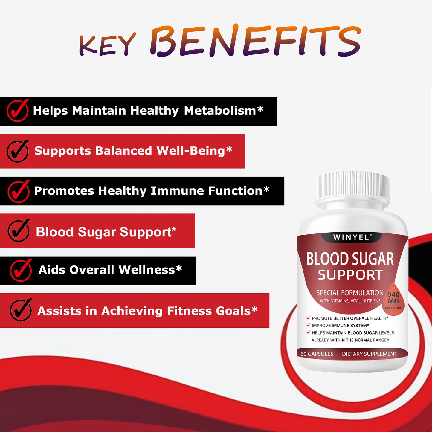 Blood Sugar Complex – Cinnamon, Bitter Melon & Chromium
Supports healthy blood sugar levels & energy balance – 60 capsules.