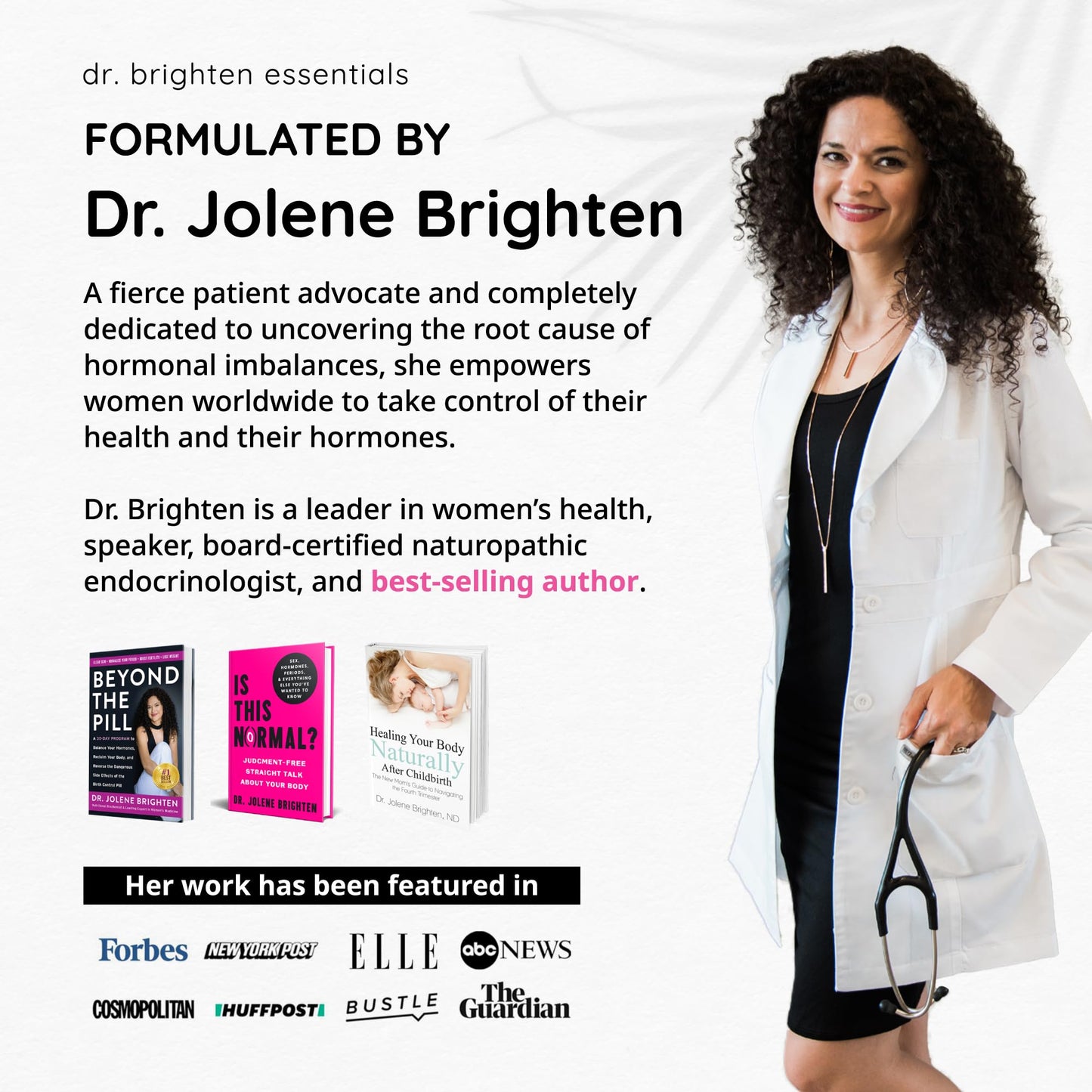 Dr. Brighten Women’s Probiotic - Probiotics, Prebiotics with Antioxidants & Sunfiber for Healthy Hormones, Balanced Female Microbiome, Ovaries and Immune Health - 60 Capsules