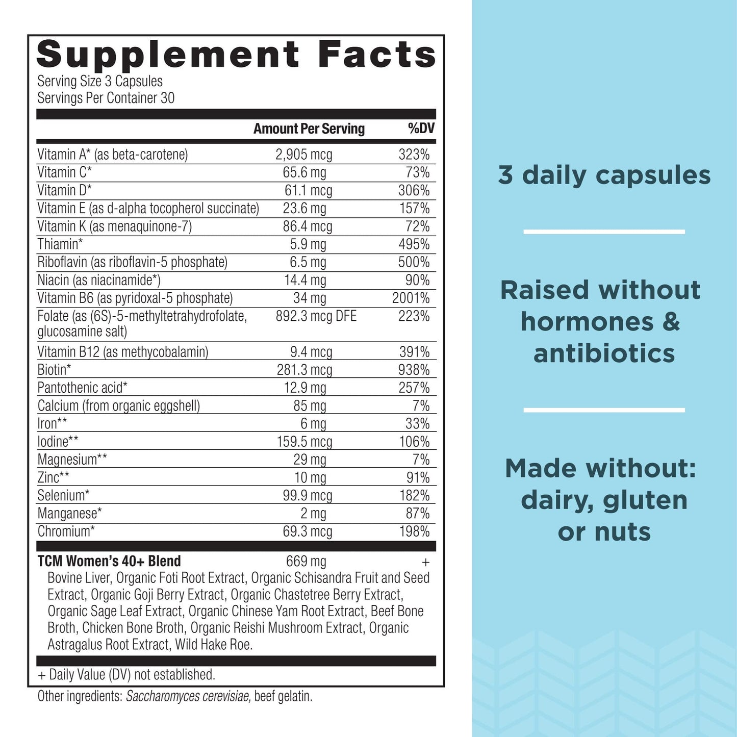 Ancient Nutrition Multivitamins for Men and Women, Age 40+ (90 Count)