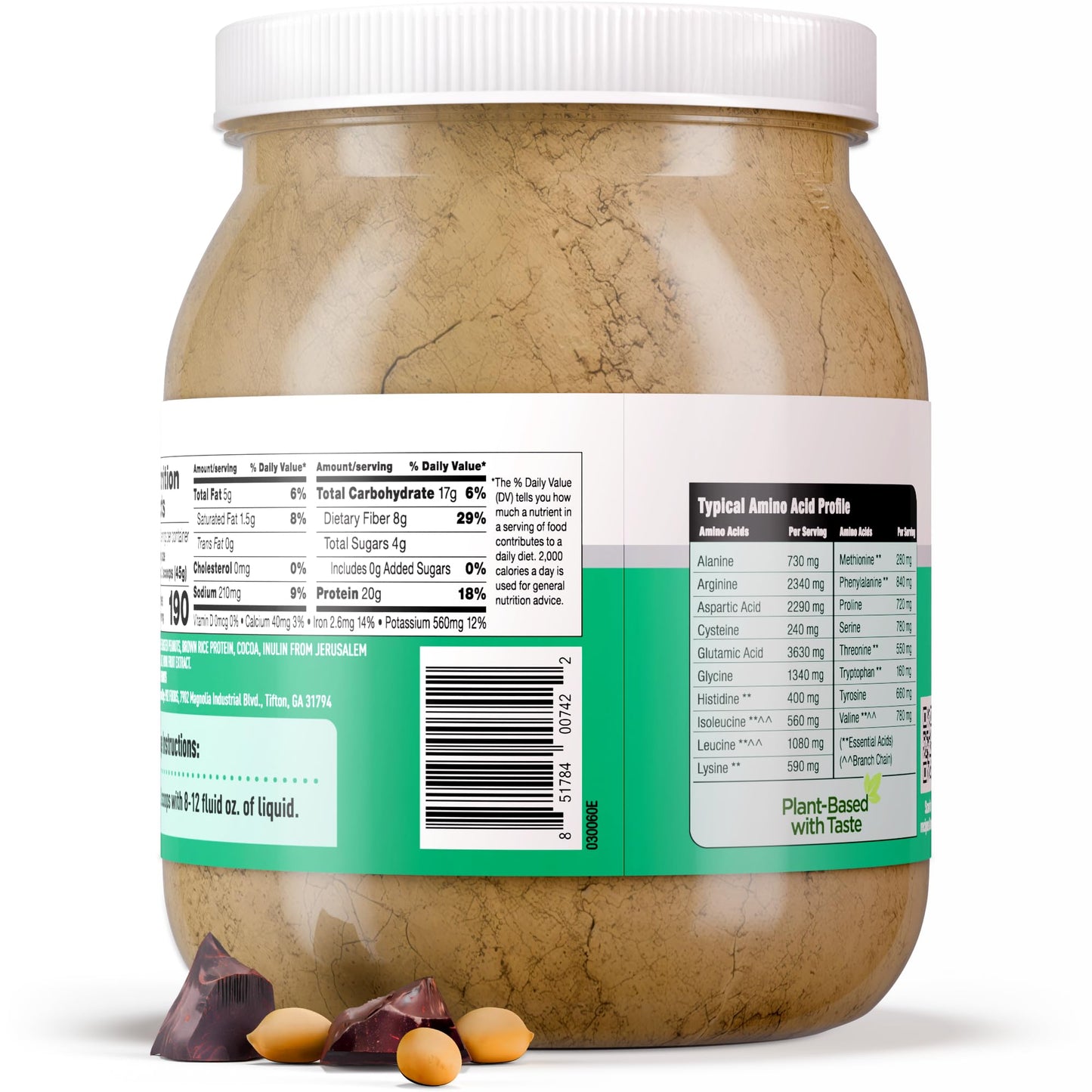 PB2 Vegan Protein Powder – Peanut Cocoa, 20g Protein, 2lb