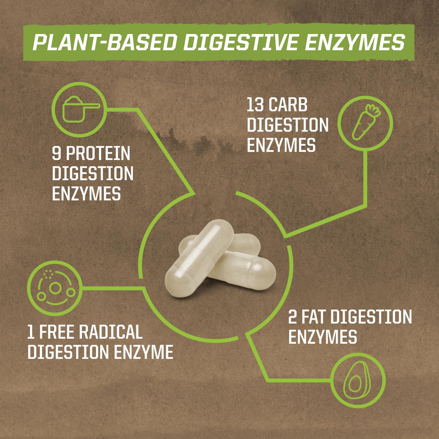 Sunwarrior Enzorb – Vegan Enzymes + Probiotics for Gut & Digestion