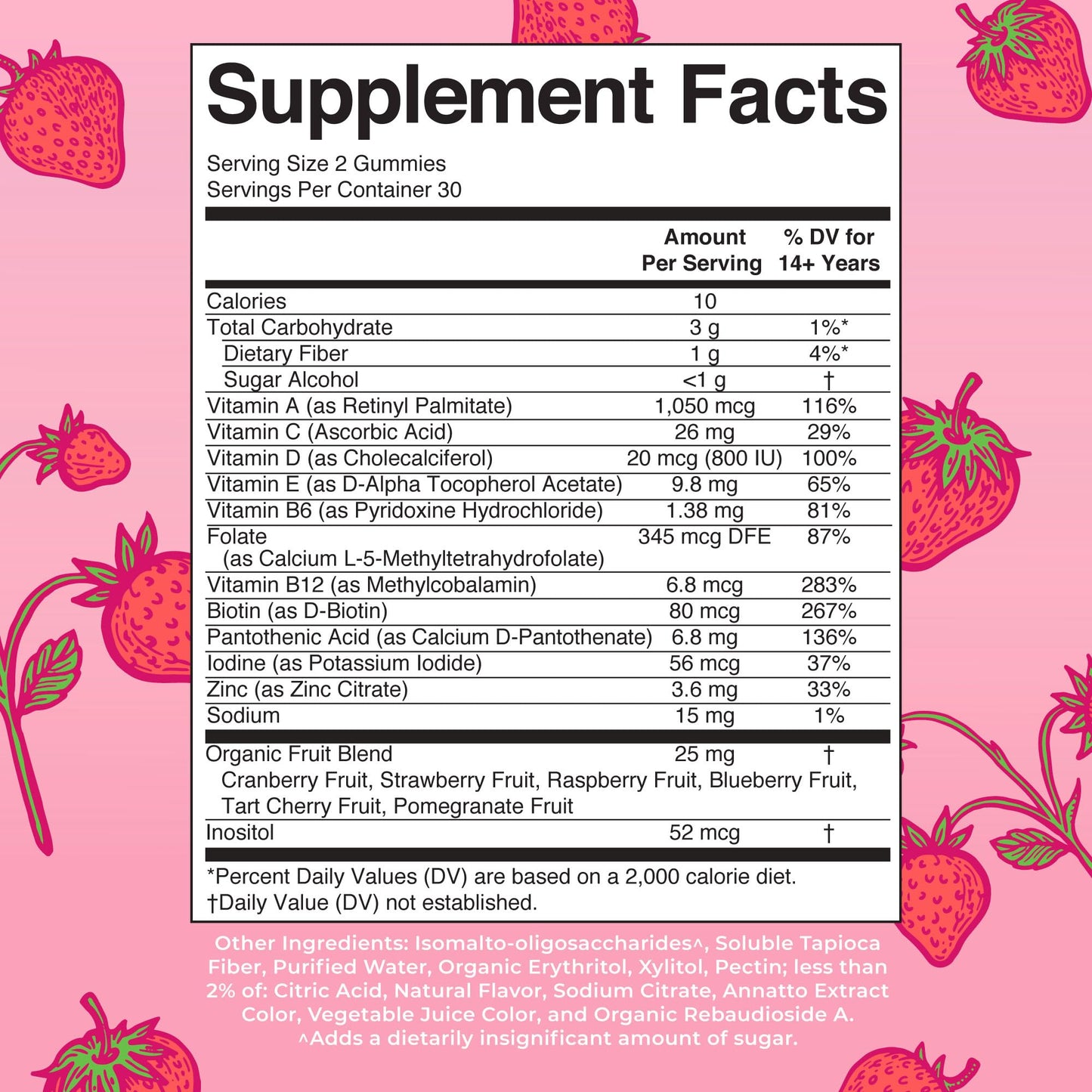 MaryRuth Women’s Multivitamin Gummies – Vegan, Sugar-Free, 60 Ct
