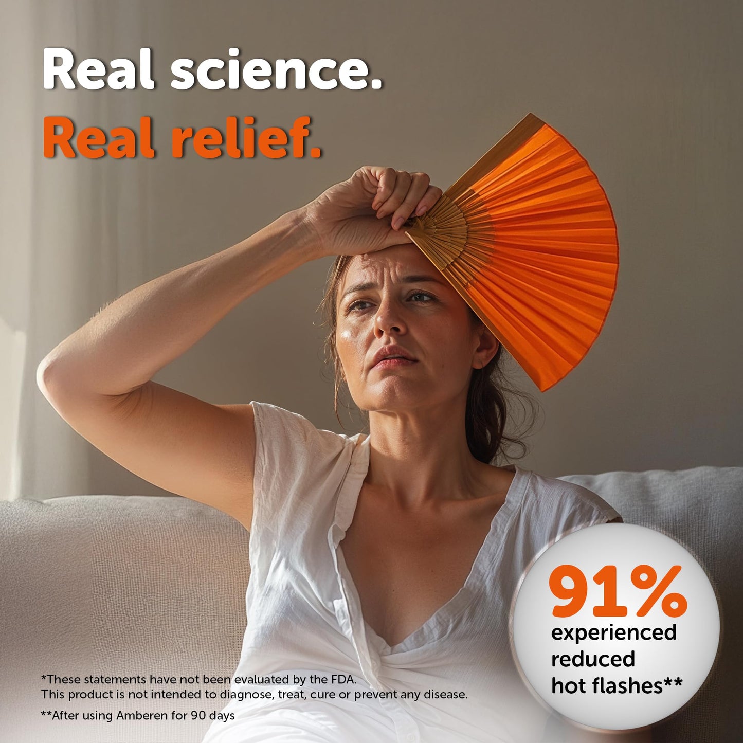 Amberen: Safe Multi-Symptom Menopause Relief. Clinically Shown to Relieve 12 Menopause Symptoms: Hot Flashes, Night Sweats, Mood Swings, Low Energy and More, 3 Month Supply