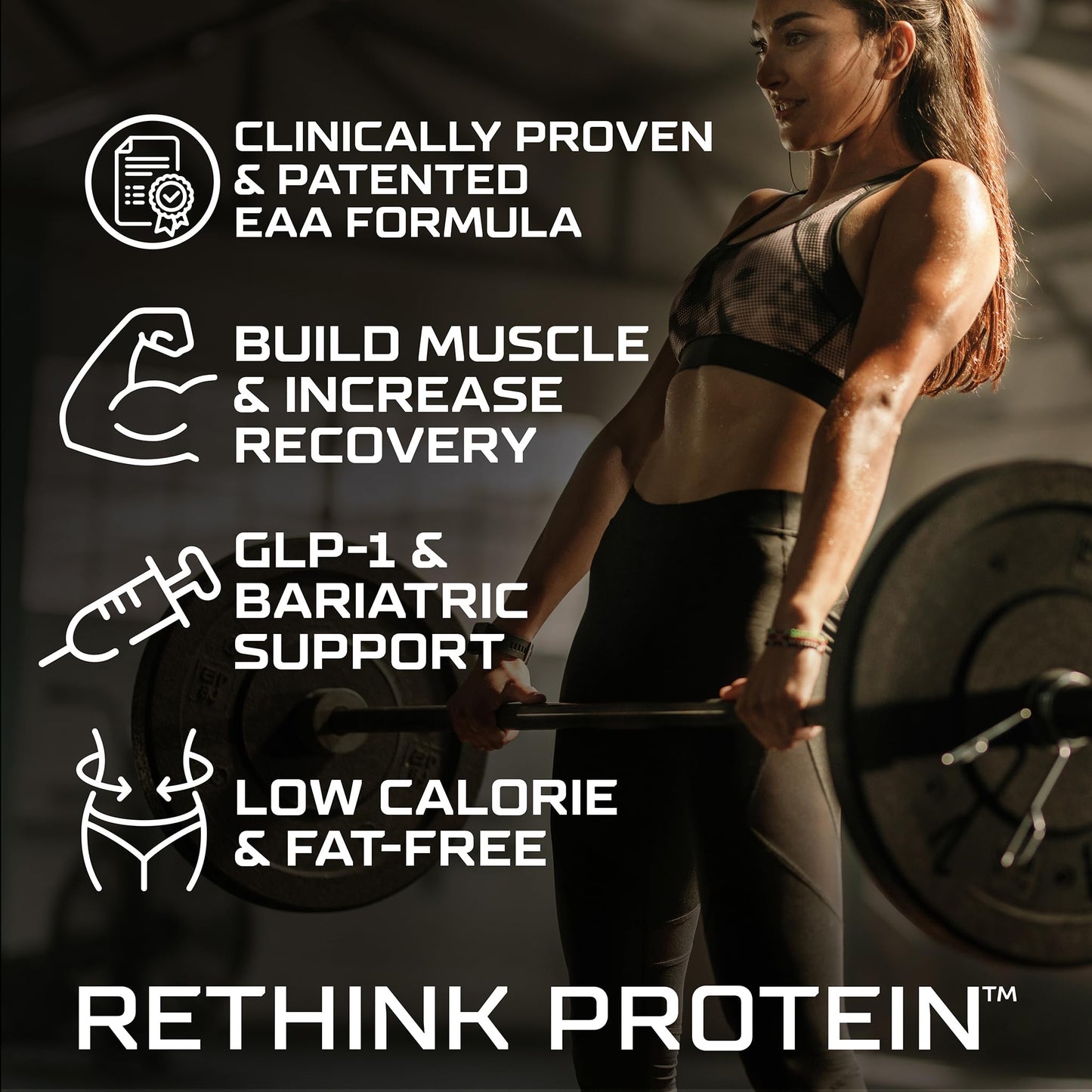 Promino, 1 Scoop = 75g Whey Protein*, Extra-Strength Leucine (EAA + BCAA), Muscle Recovery, NSF Certified, 100% Absorbability, GLP-1 & Bariatric Support, Purest Protein w/o Calories - Rasp 30 Servings