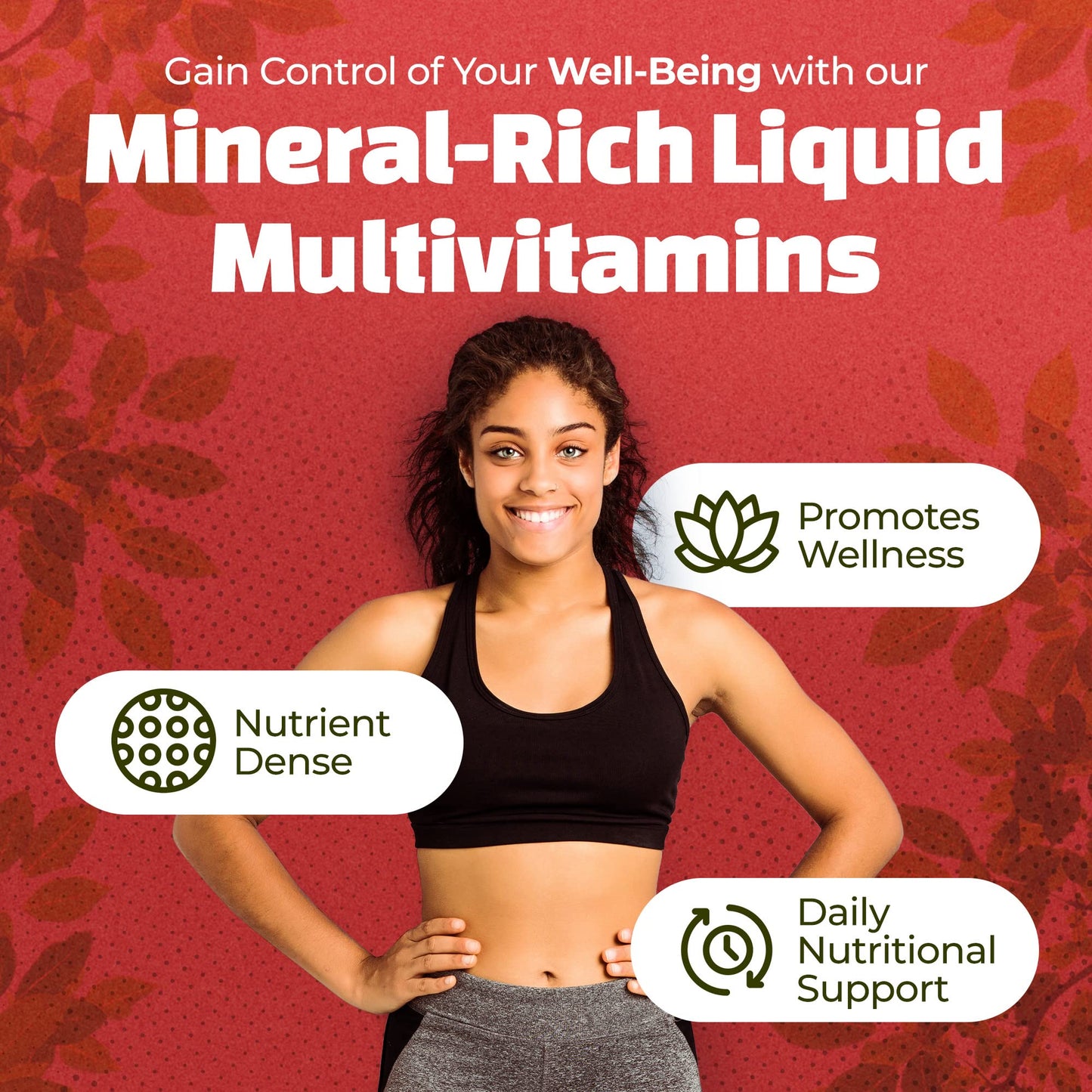 Mineral-Rich Liquid Multivitamins – Immune & Bone Health, Daily Support