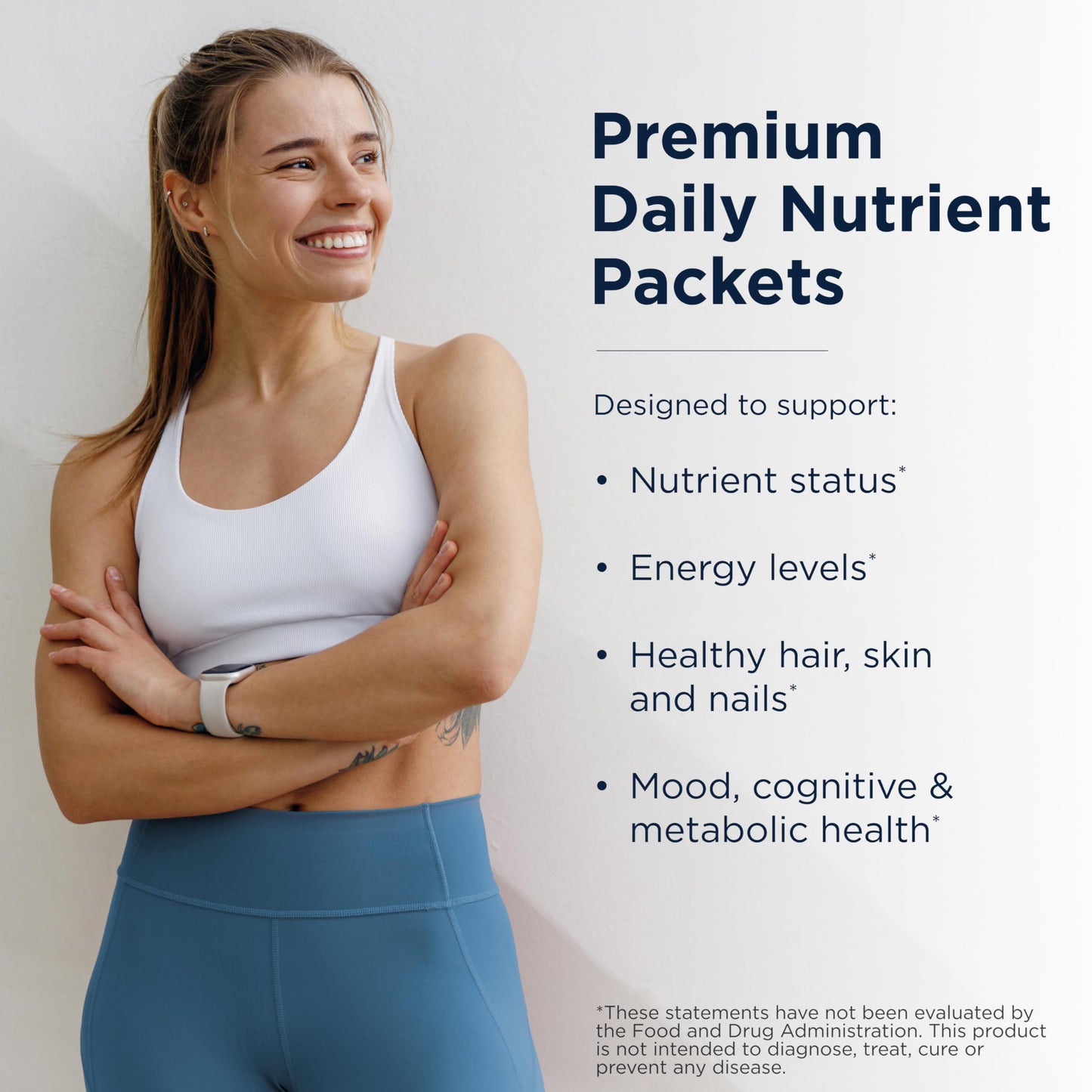 Designs for Health Twice Daily Essential Packets - Daily Multivitamin Packs with Immune Support Vitamins Vitamin D + Zinc - Calcium + Magnesium Capsules - OmegAvail Fish Oil (60 Individual Packets)