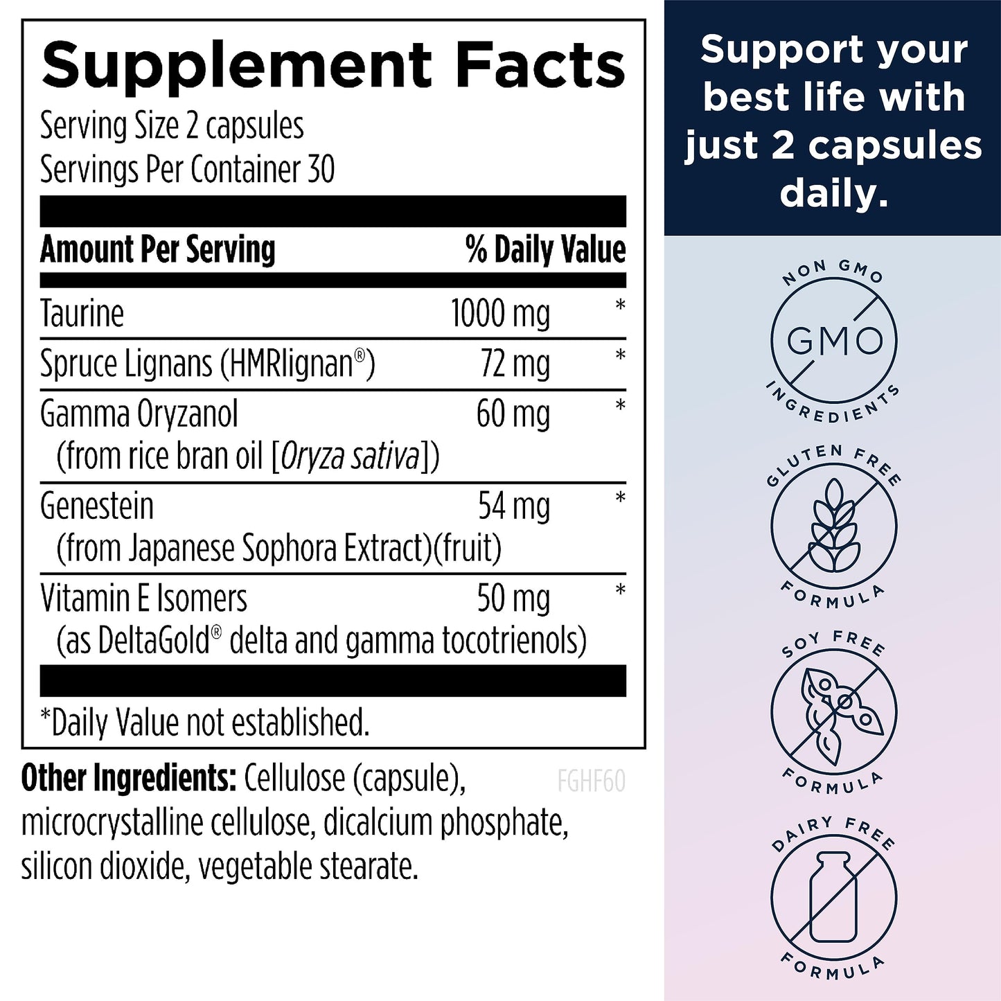 Designs for Health FemGuard-HF - Help Diminish Mild Menopause Hot Flashes - Peri & Menopause Supplements for Women to Support Healthy Aging, Hormonal Balance & Bone Health (60 Capsules)
