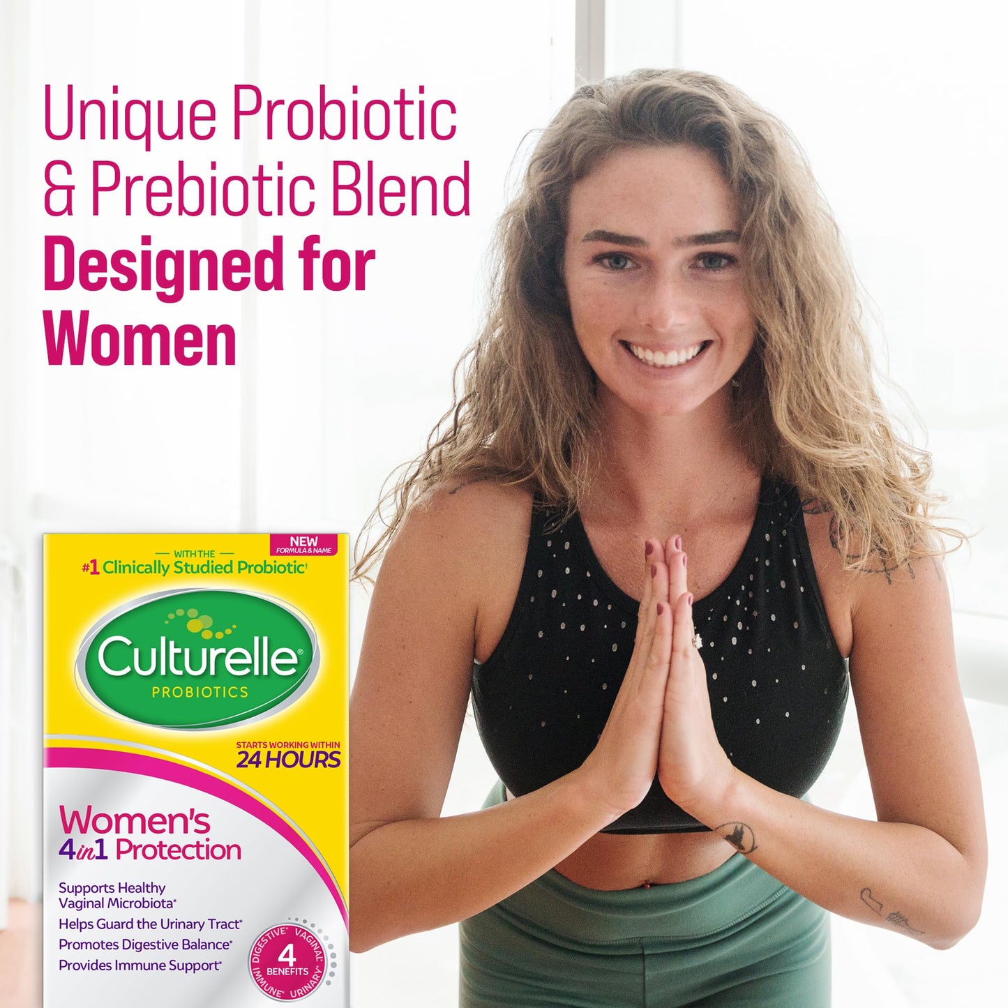 Culturelle Women’s Probiotic – Vaginal, Digestive, Immune & Bloat Support