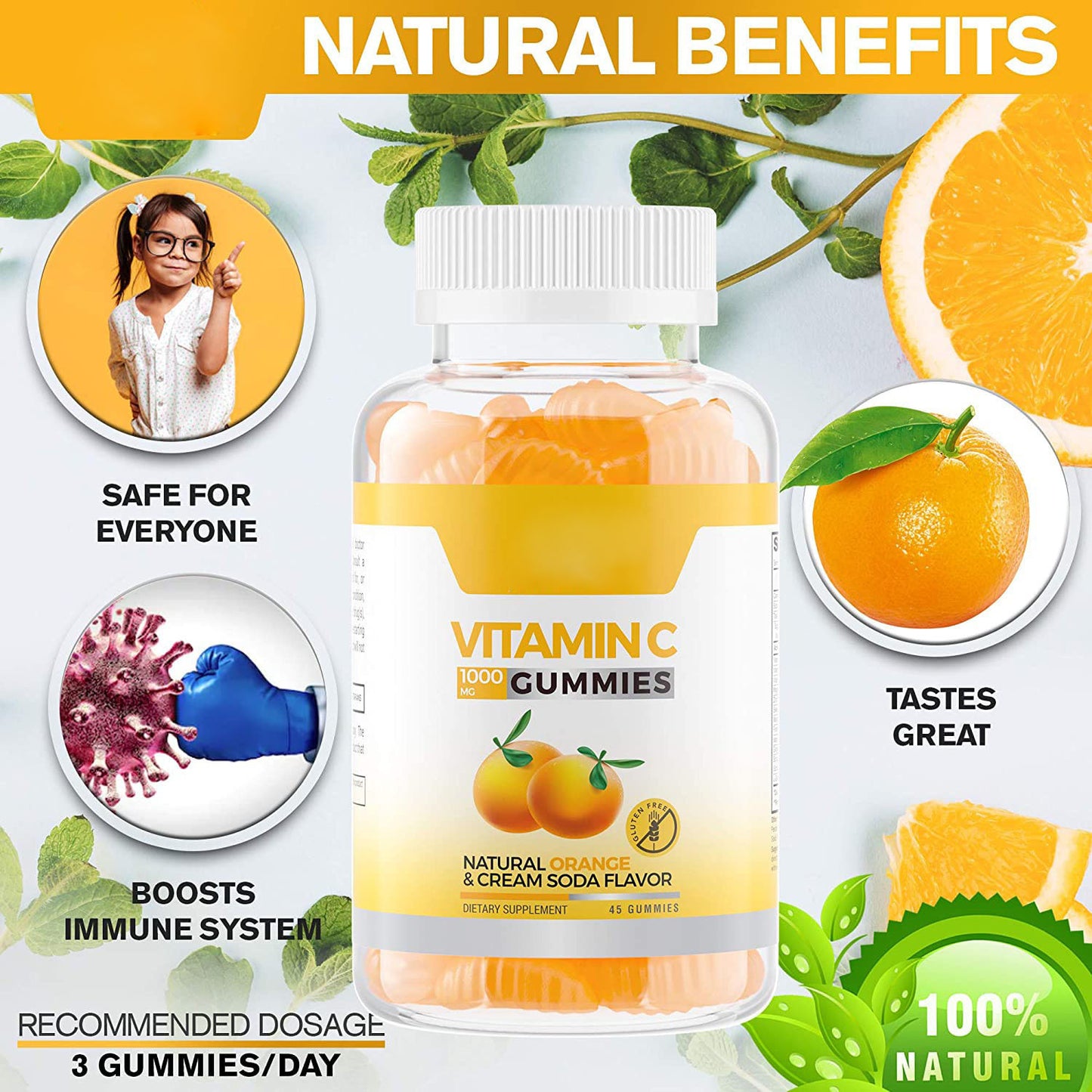 Vitamin C – Vegan Immune & Skin Support
Daily antioxidant formula for immunity, collagen, and cell protection.