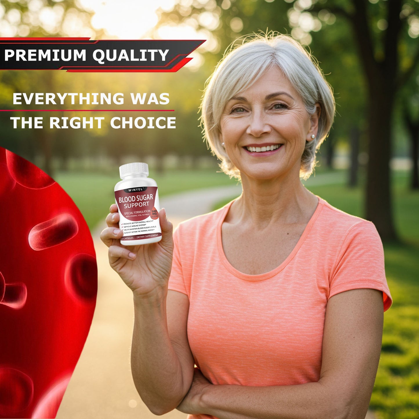 Blood Sugar Complex – Cinnamon, Bitter Melon & Chromium
Supports healthy blood sugar levels & energy balance – 60 capsules.
