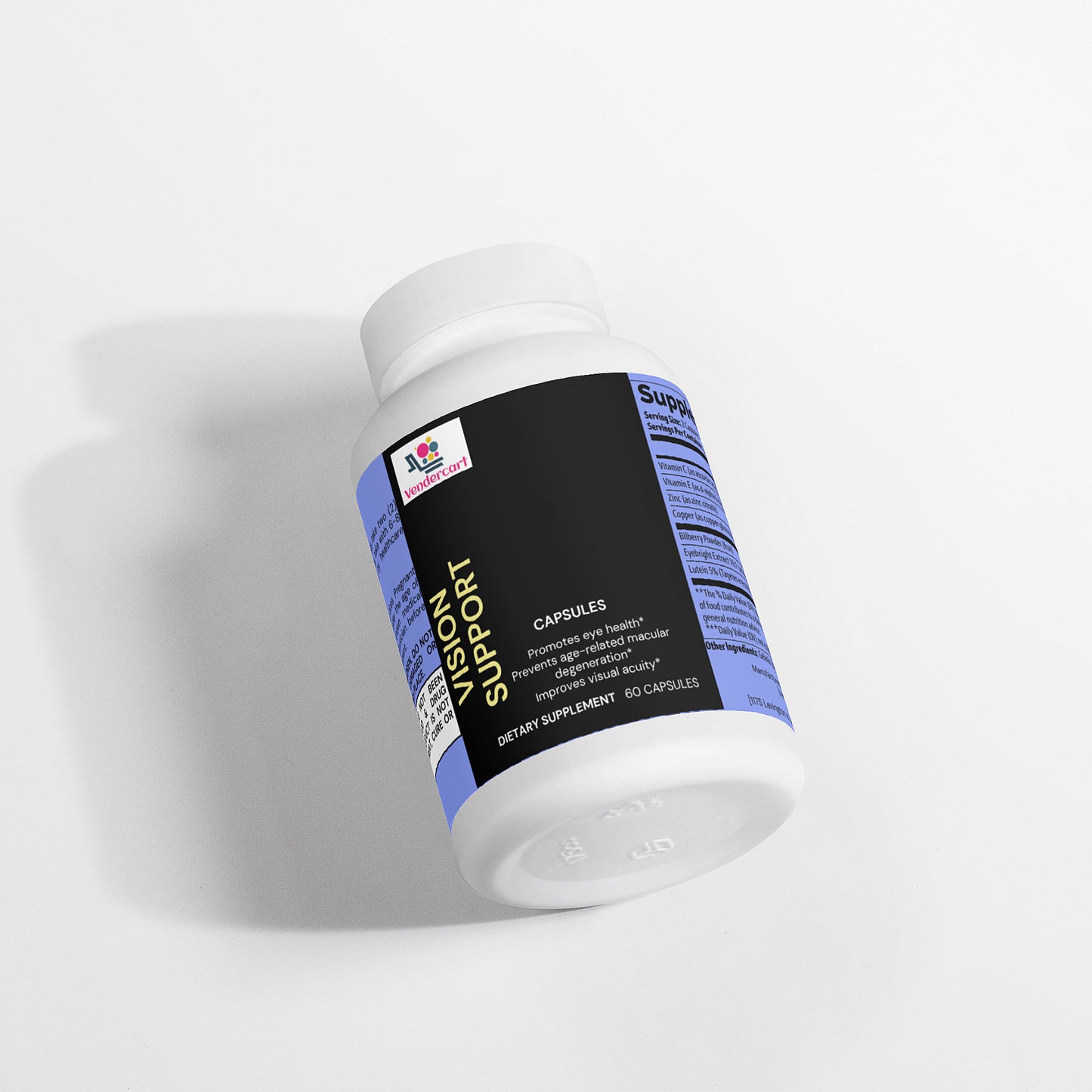 Vision Support – Eye Clarity & Night Vision
Vegan supplement with lutein & antioxidants for healthy vision support.