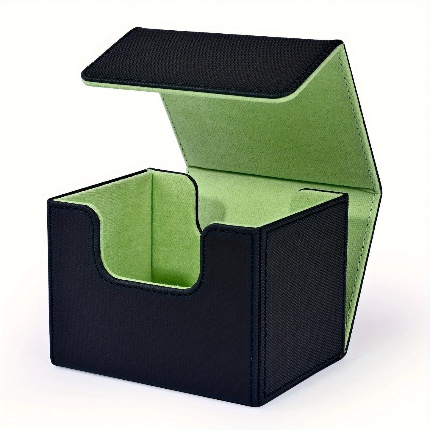 PU Leather Card Deck Box – Magnetic Storage Case for 100 Sleeved Trading Cards (TCG/CCG) | Naturally You Balance