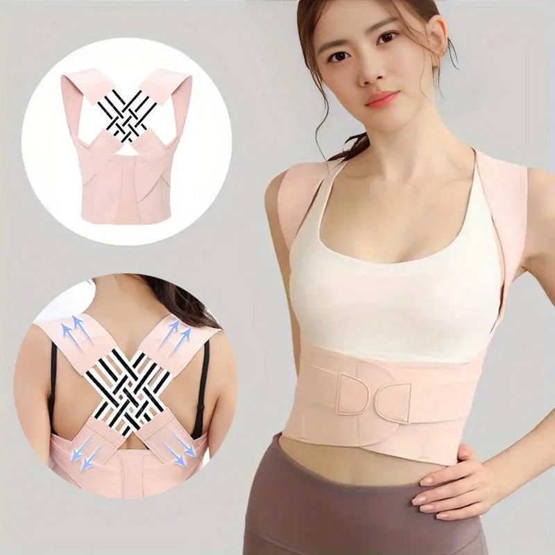 Posture Corrector – Adjustable Shoulder & Back Brace for Middle and Upper Spine Alignment | Naturally You Balance
