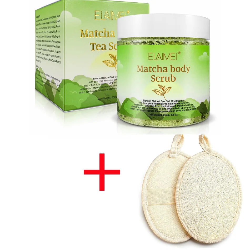 Matcha & Turmeric Body Scrub – Brightening & Acne-Fighting Natural Exfoliator | Naturally You Balance