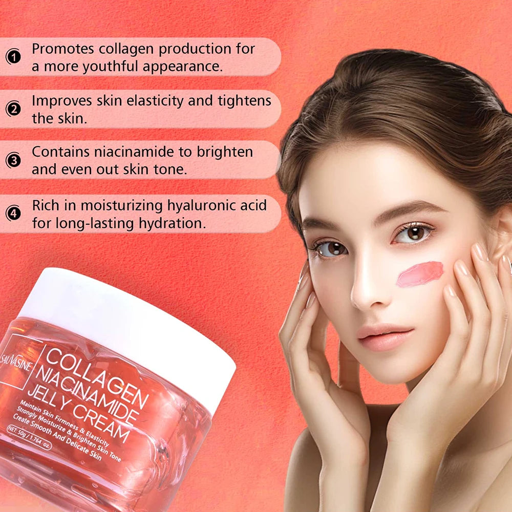 Collagen Jelly Cream with Niacinamide – 24h Glow & Skin Barrier Repair