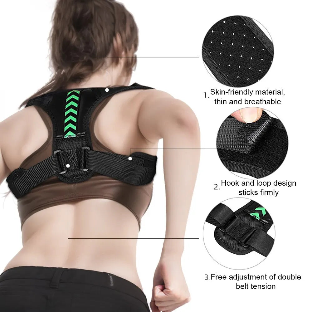Adjustable Posture Corrector – Clavicle, Neck & Shoulder Support for Pain Relief | Naturally You Balance