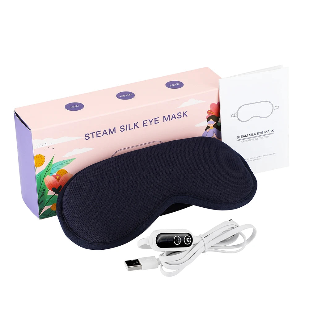 Infrared Heated Eye Mask with Vibration for Dry Eyes and Sleep Relief