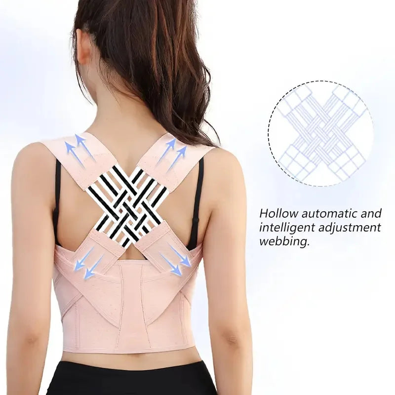 Posture Corrector – Adjustable Shoulder & Back Brace for Middle and Upper Spine Alignment | Naturally You Balance