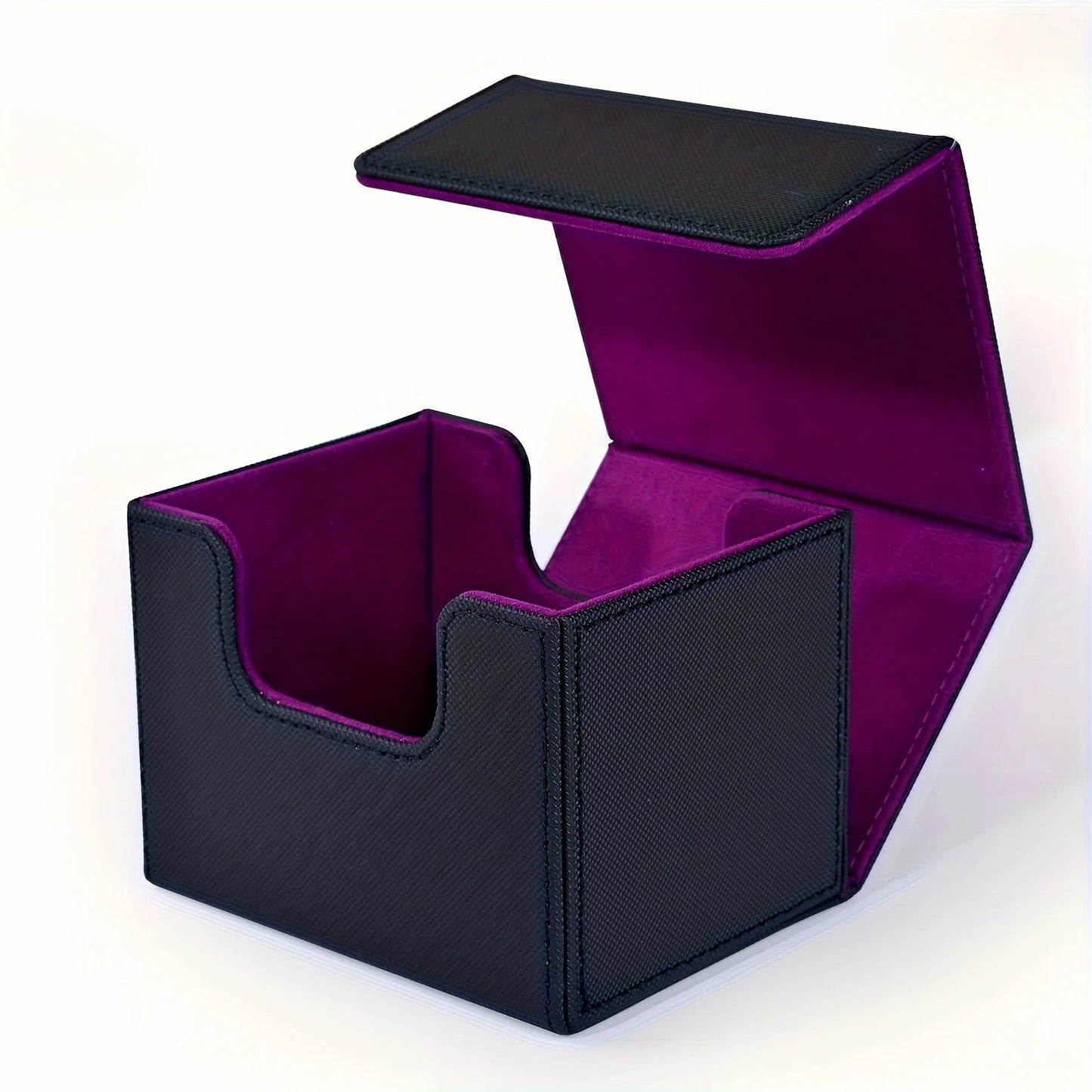 PU Leather Card Deck Box – Magnetic Storage Case for 100 Sleeved Trading Cards (TCG/CCG) | Naturally You Balance
