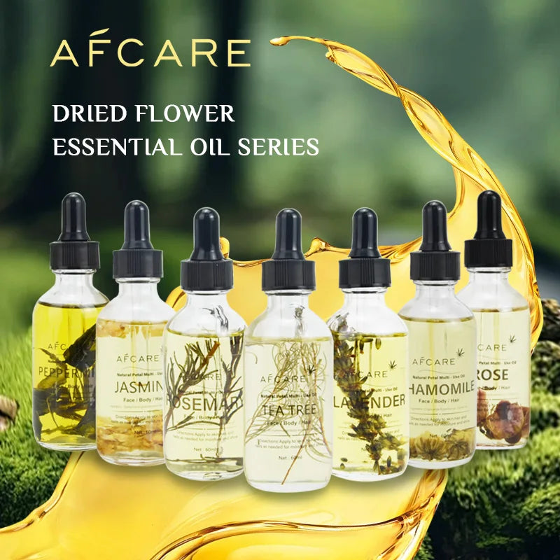 AFCARE Essential Oil – 60ml Lavender, Tea Tree & Rosemary Blend for Massage, Diffuser & Skincare