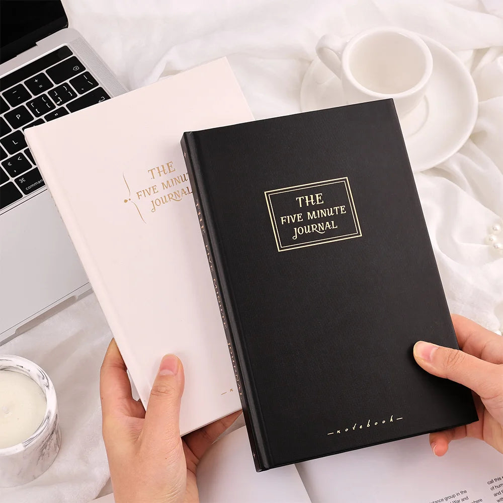 Daily Gratitude Journal – Undated 5-Minute Reflection & Empowerment Planner with Affirmations | Naturally You Balance