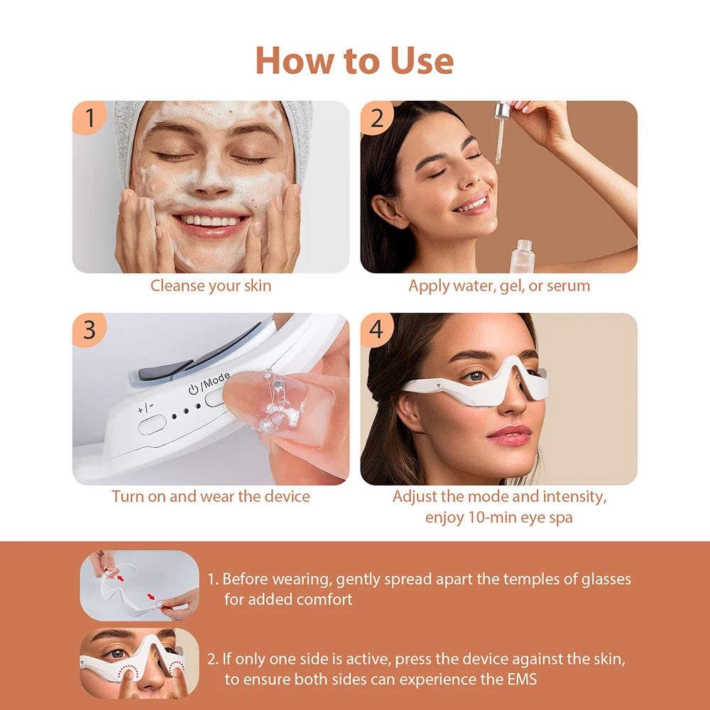 Eye Massager – Puffiness & Dark Circle Reduction Tool for Under-Eye Care | Naturally You Balance