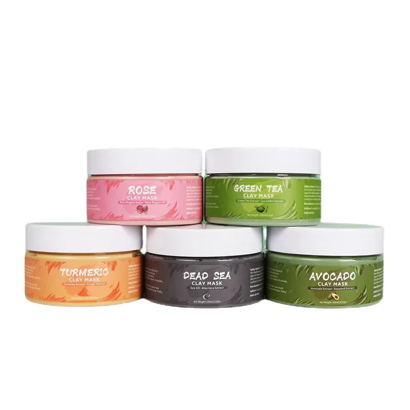 Turmeric & Green Tea Clay Mask – Moisturizing, Blackhead Removal & Skin Brightening | Naturally You Balance
