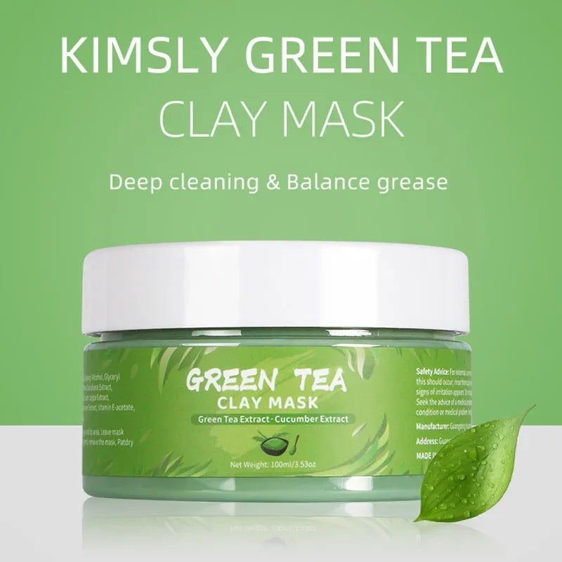 Turmeric & Green Tea Clay Mask – Moisturizing, Blackhead Removal & Skin Brightening | Naturally You Balance