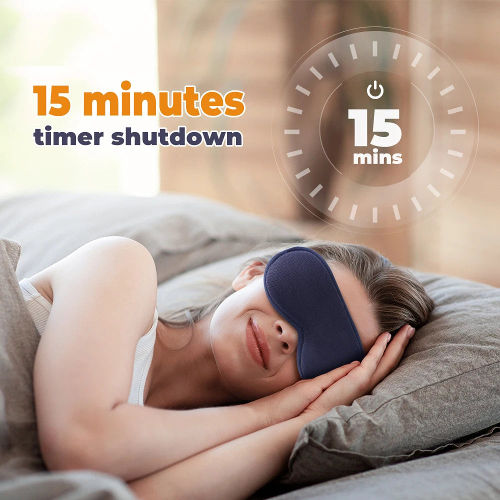 Infrared Heated Eye Mask with Vibration for Dry Eyes and Sleep Relief