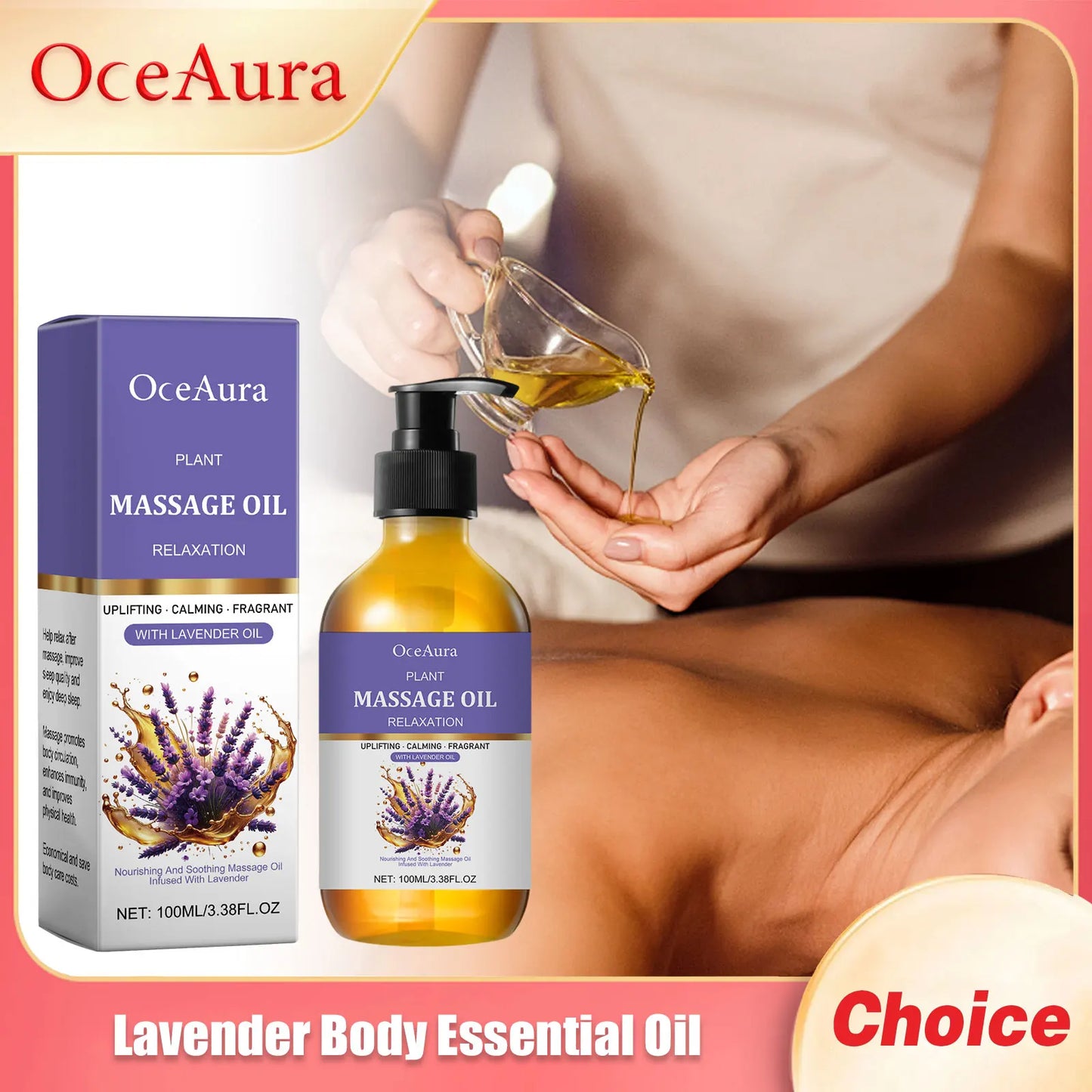 Lavender Essential Oil – Calming 60ml Massage & Sleep Essence | Naturally You Balance